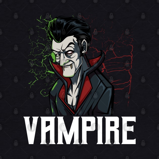 Vampire Dracula Creepy Monster by Lumio Gifts